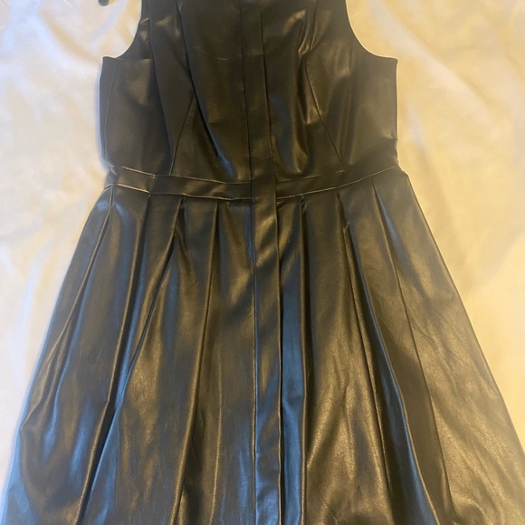 Perfect Black Leather Dress - Picture 2 of 5